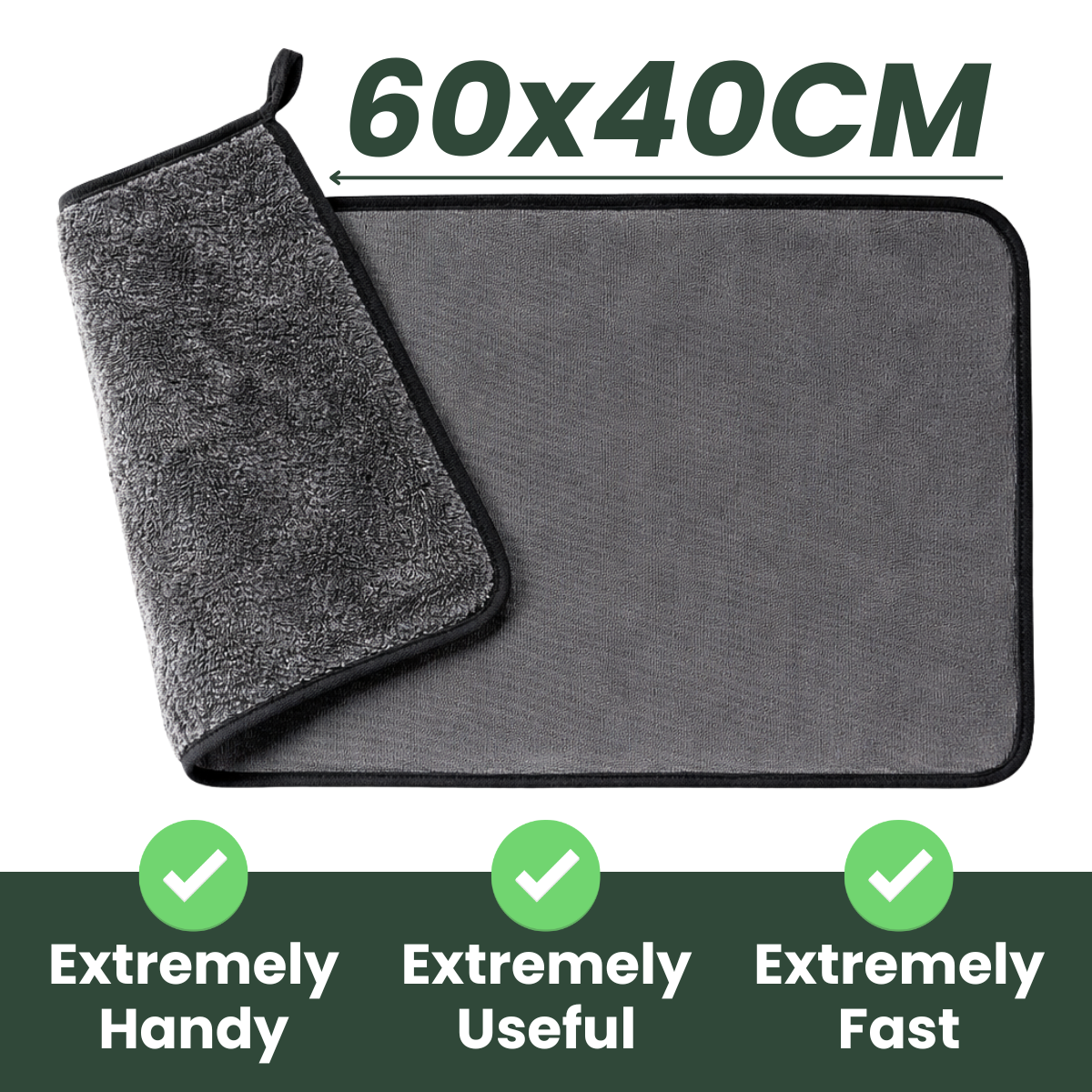 KoalaCloth XXL (60x40cm) – Streak-Free Cleaning With Just Water